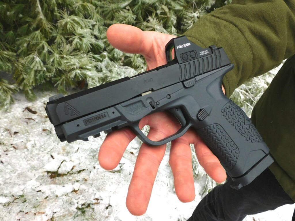 Avidity Arms PD10 pistol with a Holosun optic