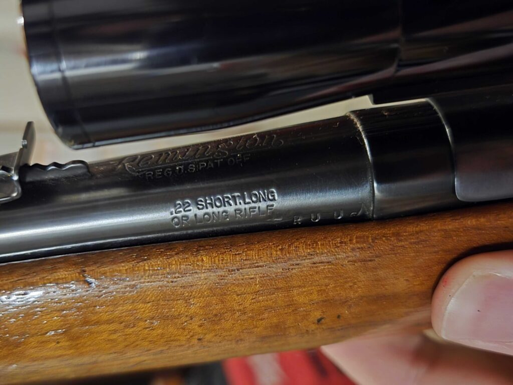 Remington 550-1 chamber stamp