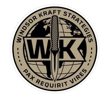 Windsor Kraft Strategies logo from Tom Marshall's novel Close and Destroy