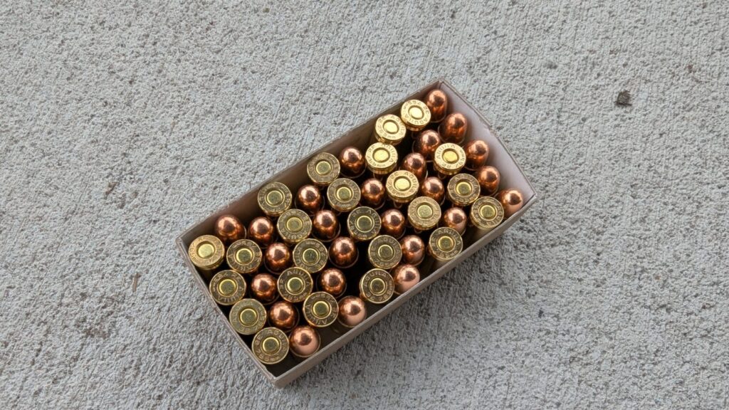 box of .32 ACP ammo