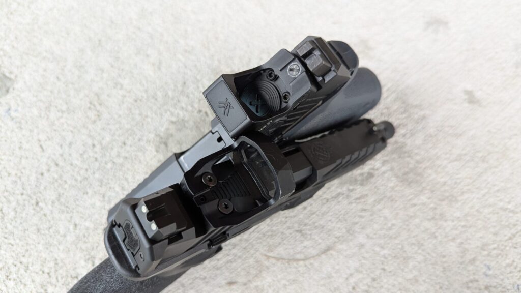optics mounting on modular handguns Ruger RXM and Springfield Echelon