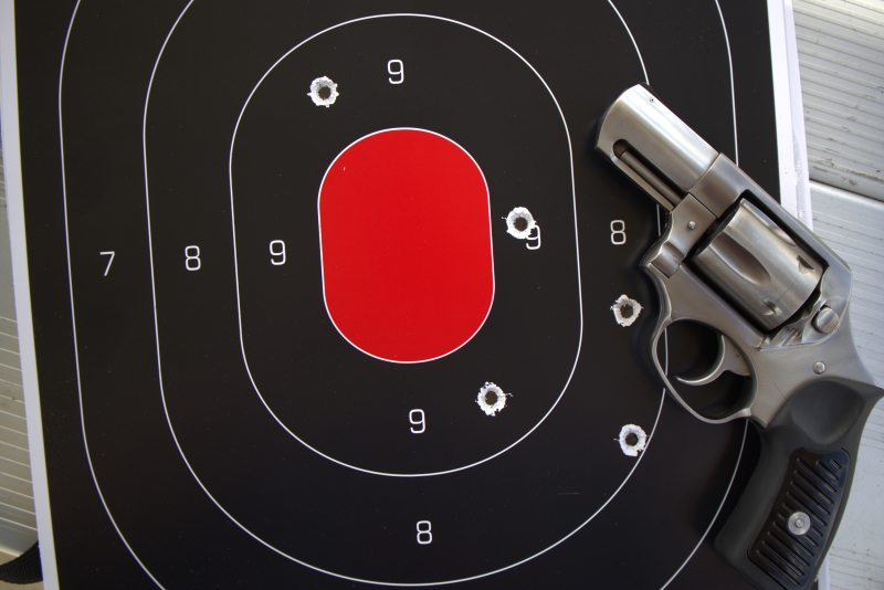15 yards double action 357 magnum ruger sp101 accuracy