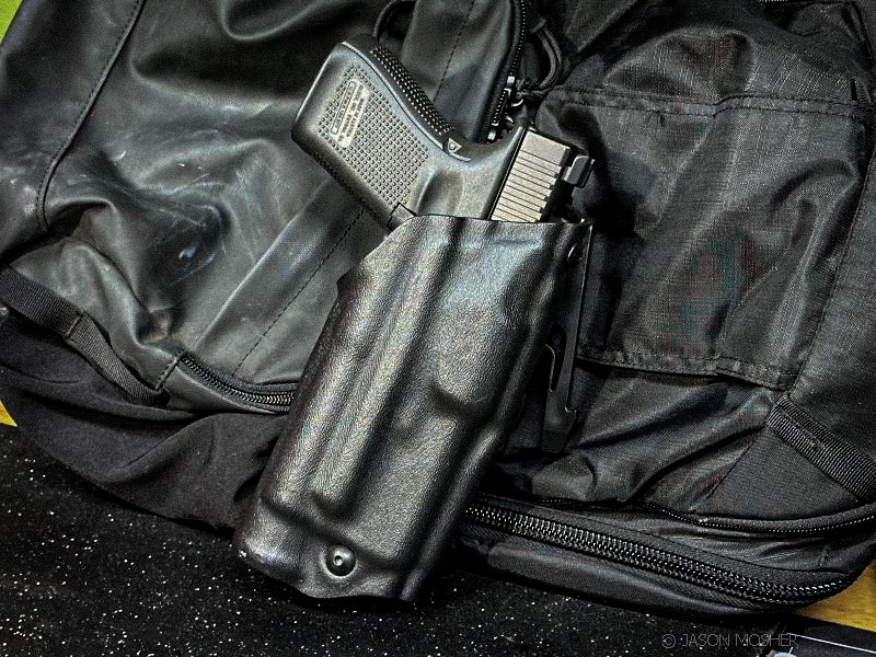 Glock GTL II light with holster. 