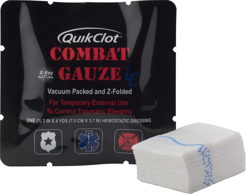 QuikClot combat gauze