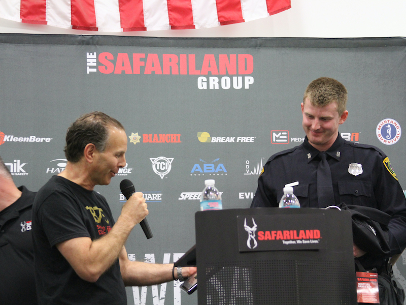Houston Officer John Calhoun speaks at SHOT Show