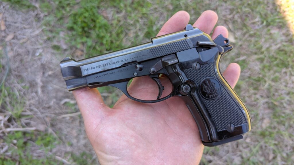 beretta Model 81 in hand