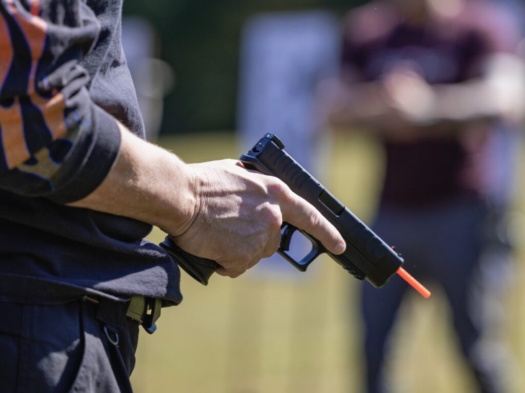 BarrelBlok chamber indicator in handgun