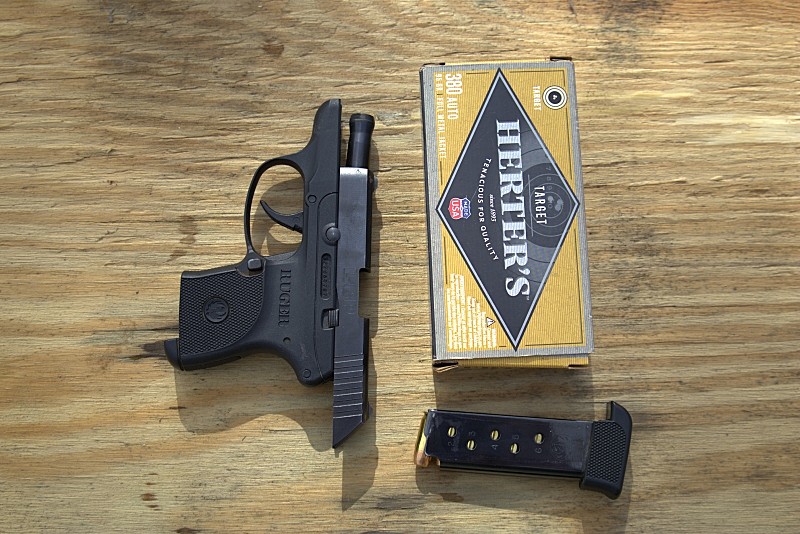 ruger lcp pistol with fmj ammunition