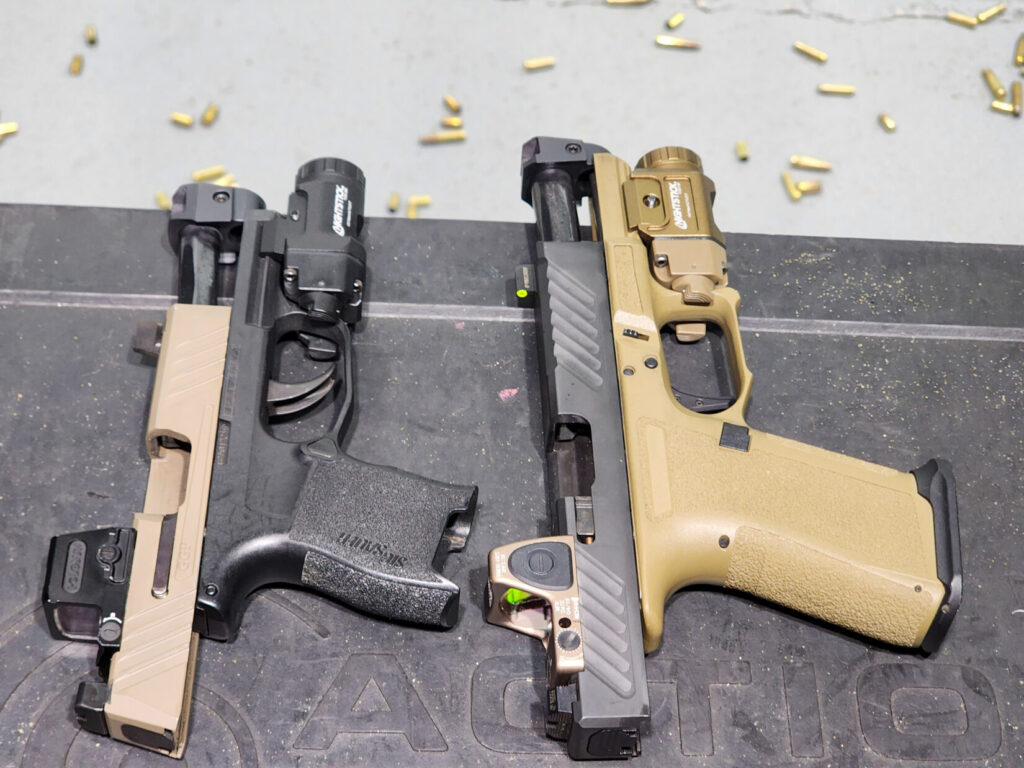 radian ramjet + afterburner installed on two pistols