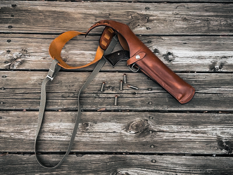 Bianchi X25 shoulder holster.