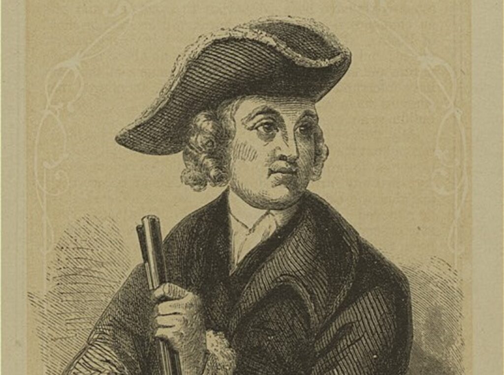 Colonel Benjamin Church (1639–1718), father of American Ranging and Rangers. He is in the U.S. Army Ranger Hall of Fame and has a bronze Ranger Tab affixed to his gravestone. Unknown author. - New York Public Library - Stephen Schwarzman Building. (Photo: Public Domain)