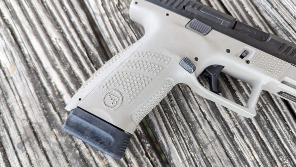 CZ P10 C grip texture