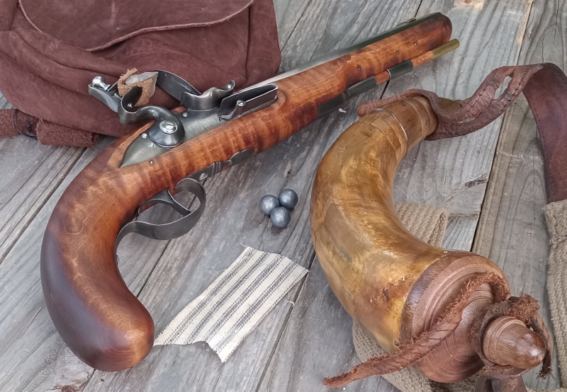 flintlock single shot pistol