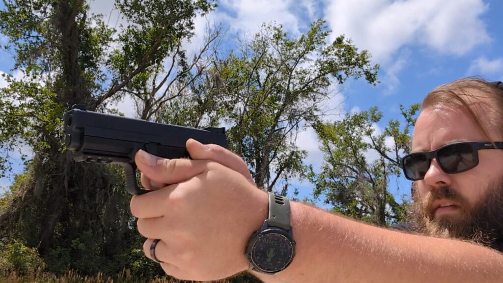 man shooting Tisas Zigana px 9
