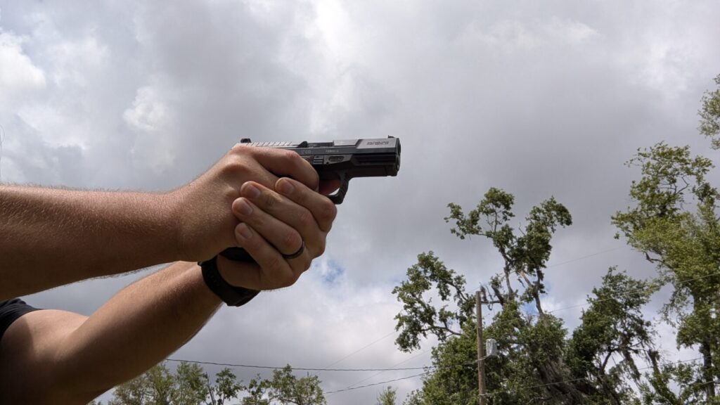 Walther P99 shooting