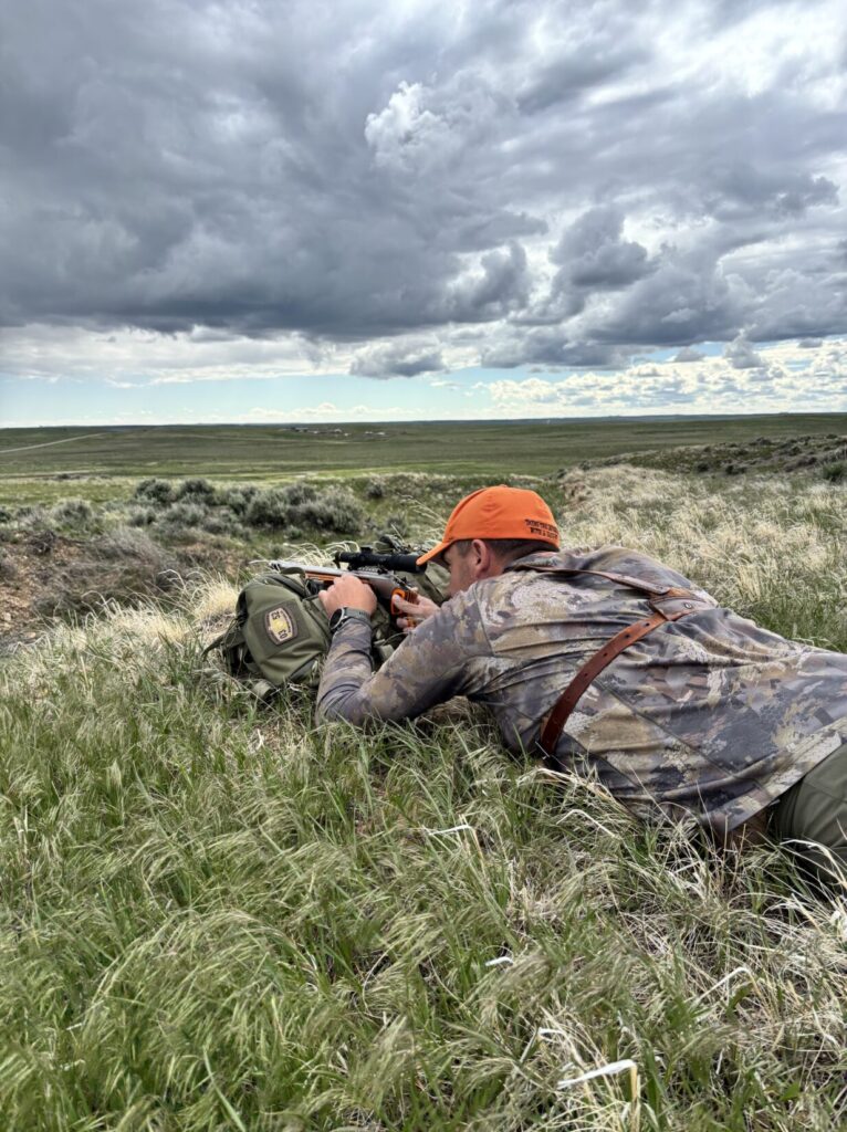 Prone position with a SSK50.