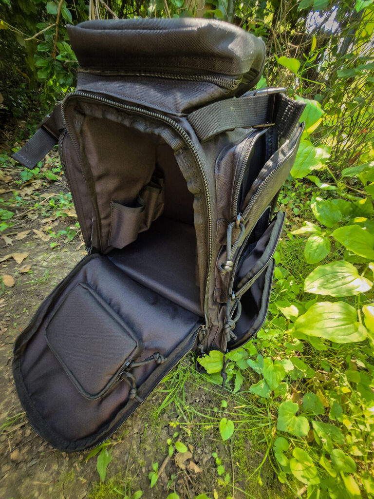 backpack interior