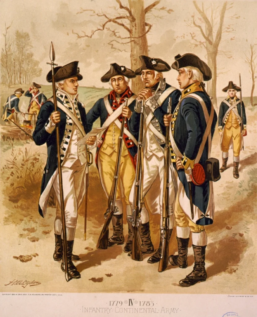 Continental Army soldiers