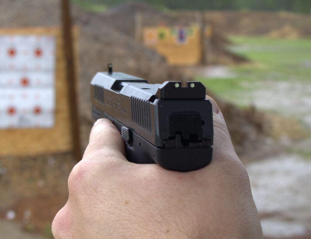 cz p10 45 pistol sights