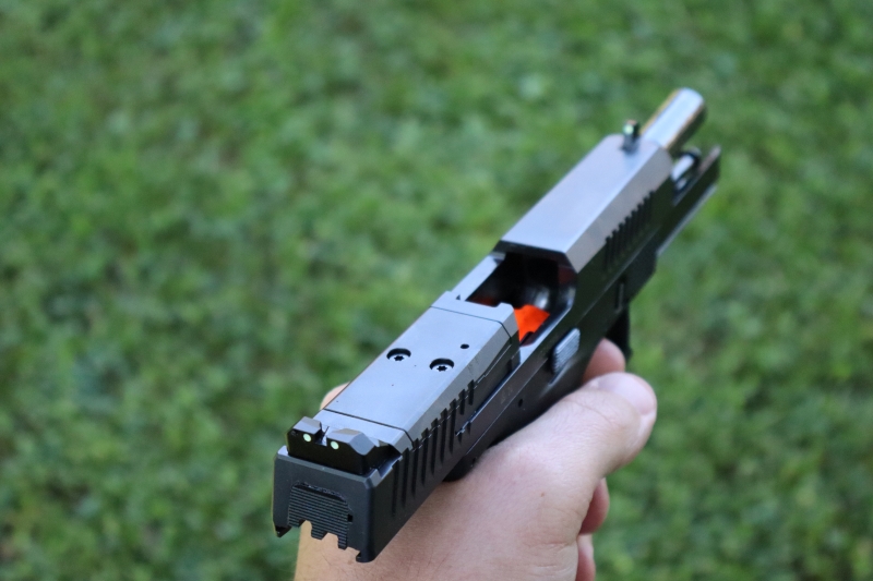 cz p10 sights and slide