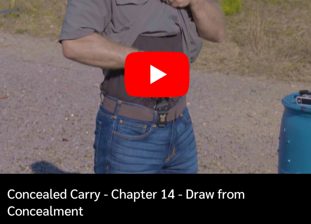 This picture is a hyperlink to a concealed carry instructional video with Rick Hogg of War HOGG Tactical