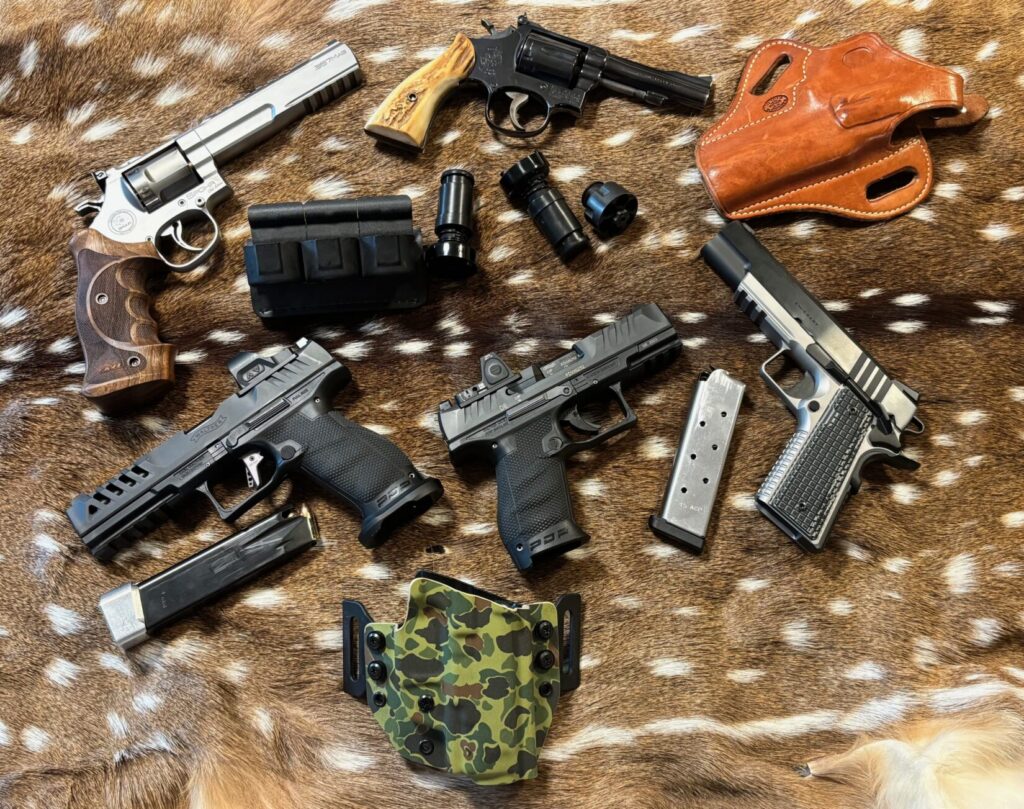 Firearms for competition shooting