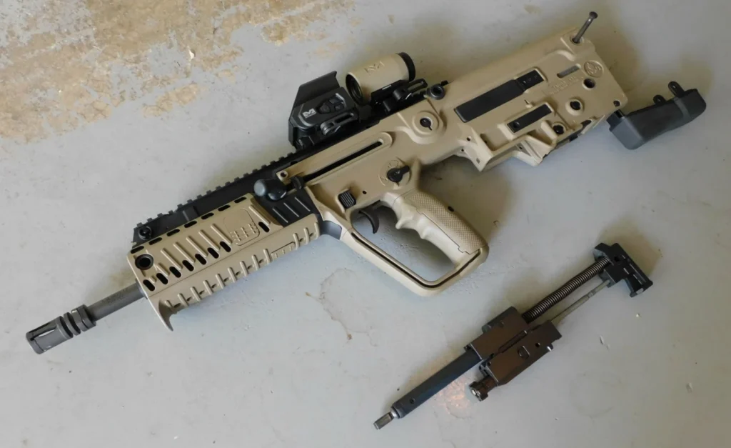 Field stripped IWI Tavor X95