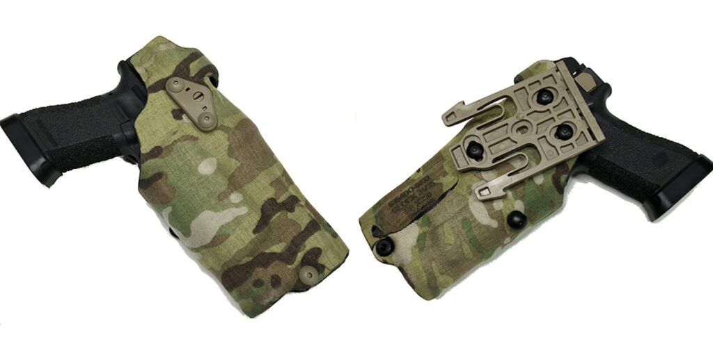 The 6354DO with weapon-mounted light (WML), shown here with only the QLS19 quick-release mount.