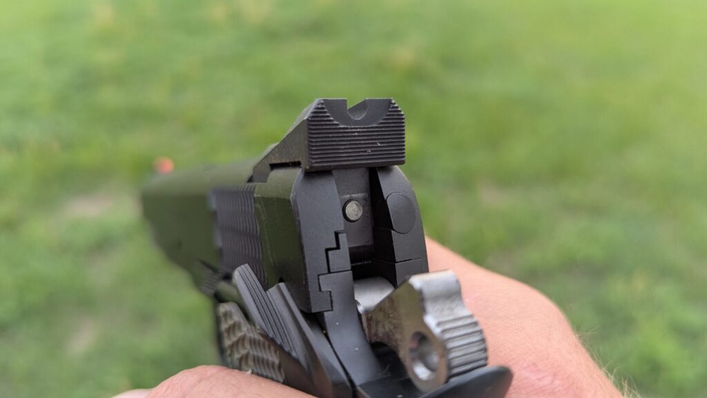 Vickers master class rear sight