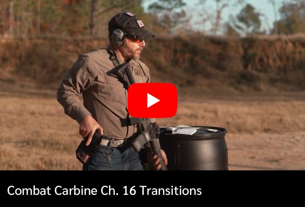 This is a screenshot from Rick Hogg of War HOGG tactical instructional videos with Make Ready TV Combat Carbine