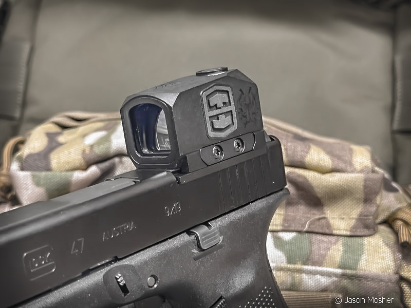 Enclosed emitter optics. 