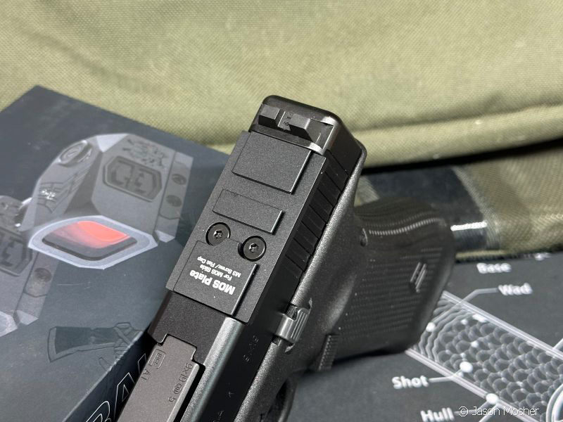 MOS plates for Glock handguns. 