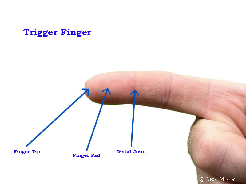 What part of your trigger finger should you use?