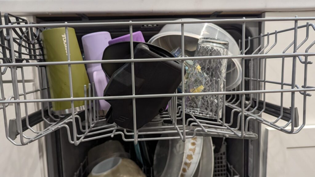 holster in dishwasher
