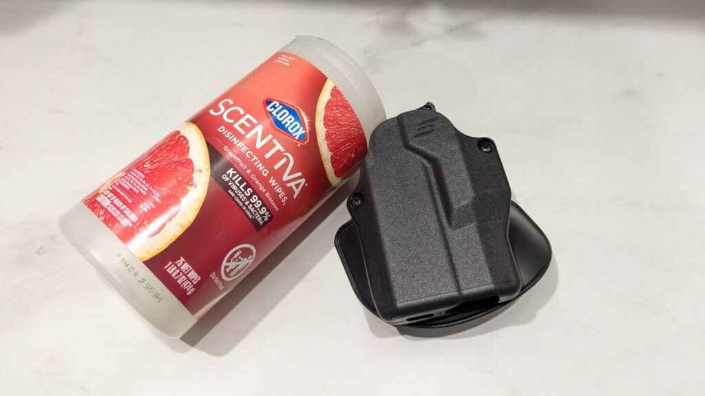 Lysol and holster