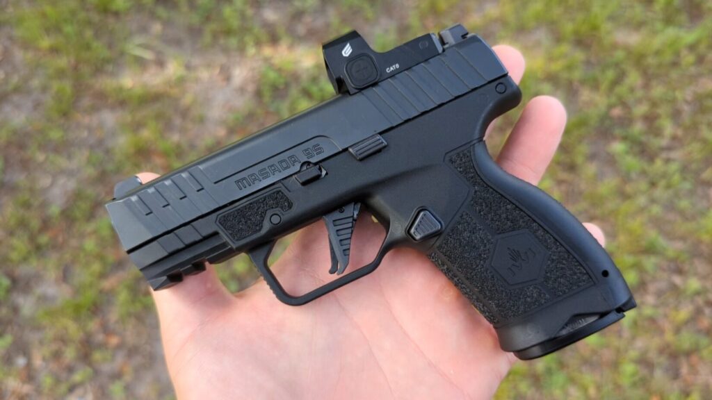 Masada slim elite in hand