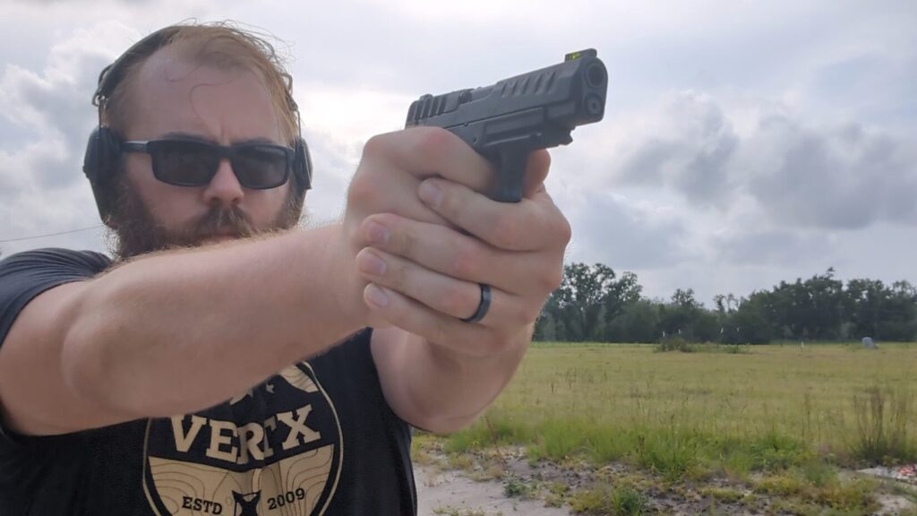 KelTec P15 at the range