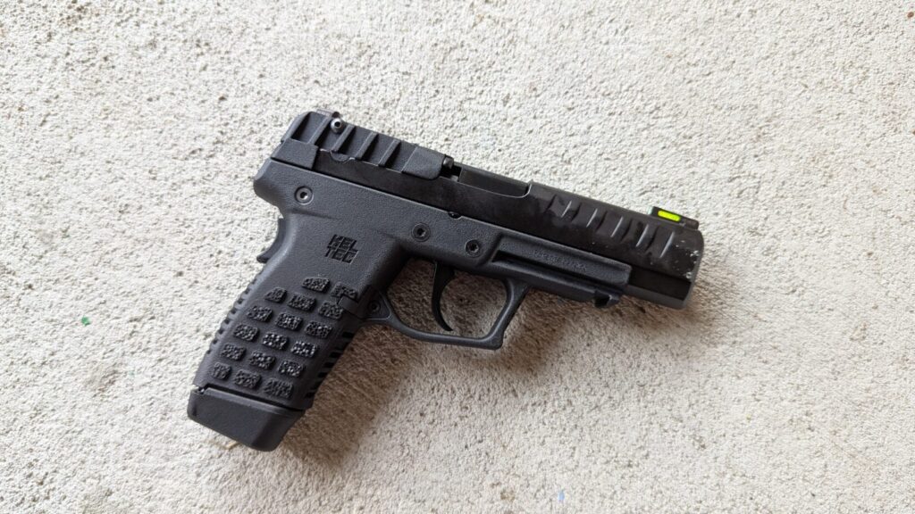 KelTec P15 with extended mag