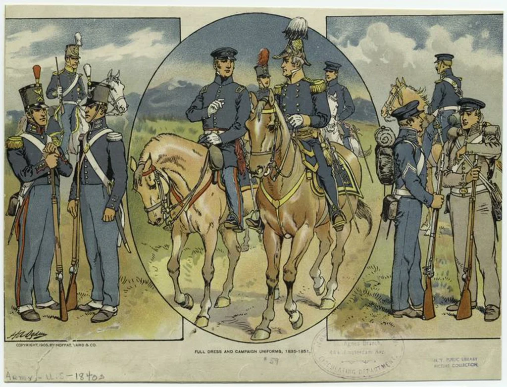 US Army uniforms Mexican War