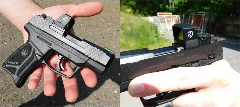 Riton red dots on Ruger Max 9 pistols
