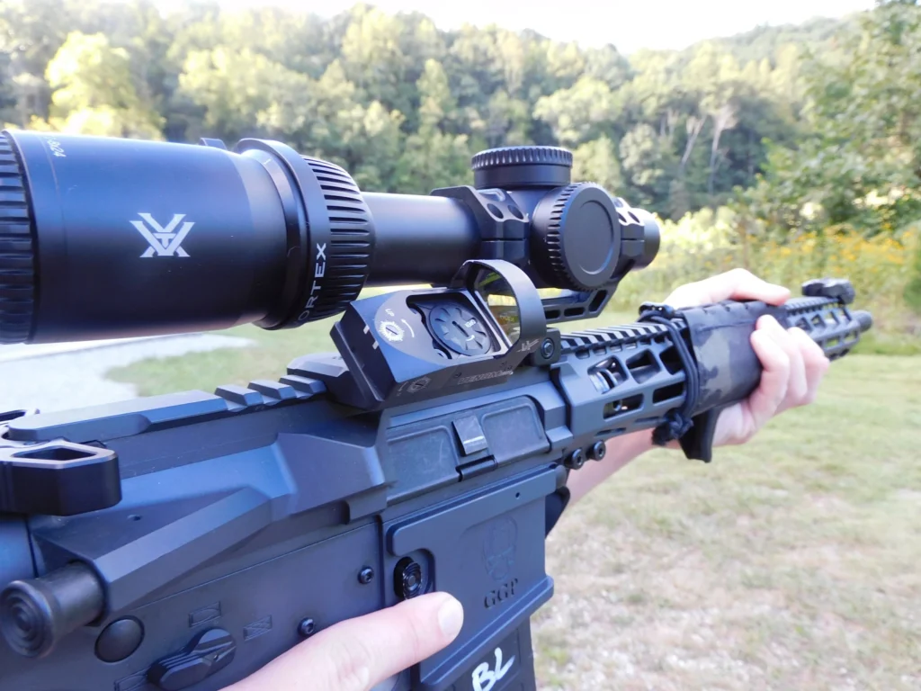 LPVO and offset red dot AR-15 optic