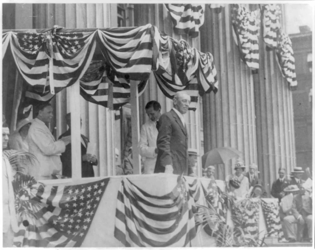 President Woodrow Wilson on Flag Day