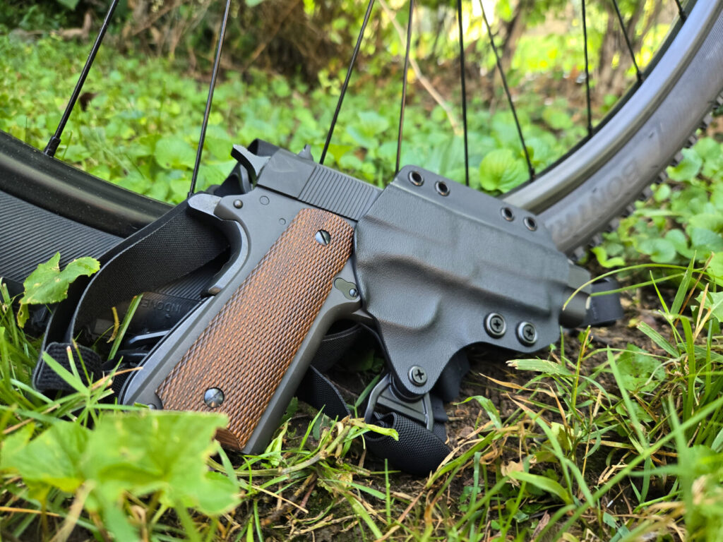 1911 with bike wheel
