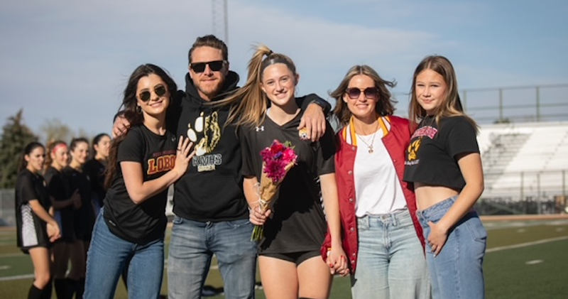 Garret Osilka and family outside