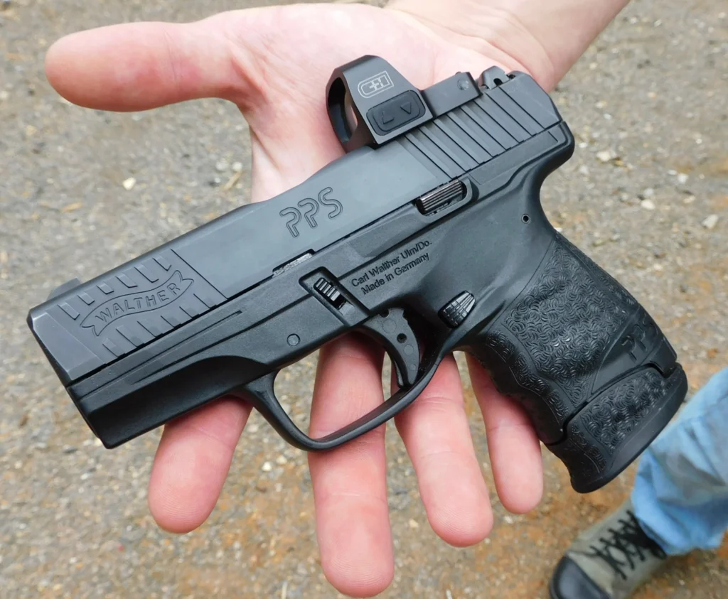 C&H Precision EDC red dot on a Walther PPS pistol