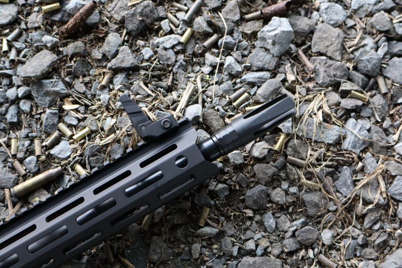 muzzle brake used on the springfield armory saint victor