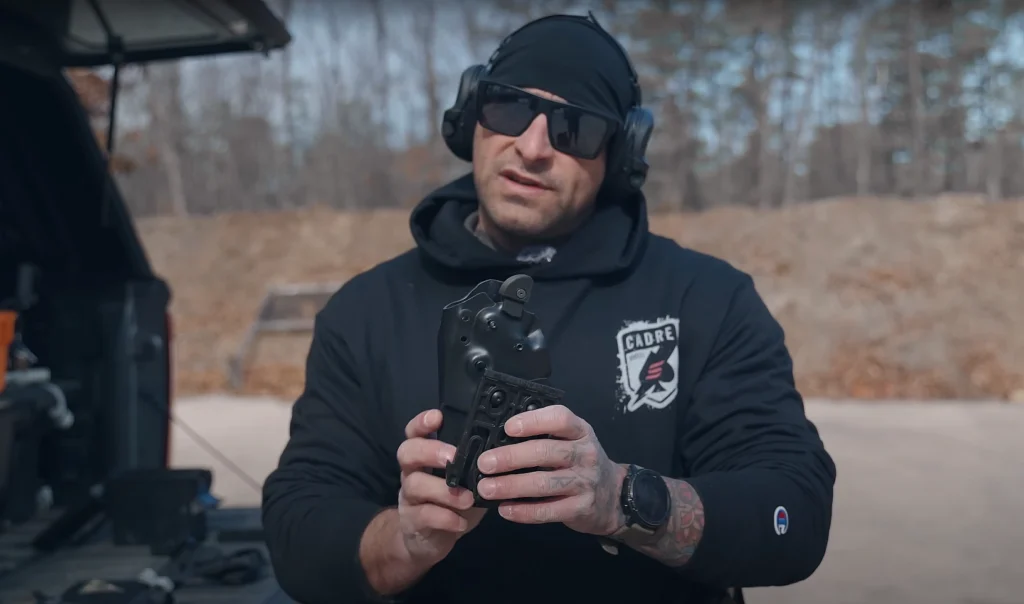 Safariland ALS holster with OT Defense ALS Nub Mod