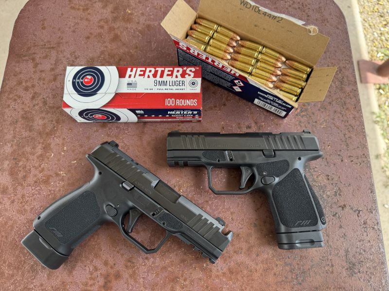 The Rost Martin RM1C Comp and RM1S Subcompact went through a short warm up session with some Herter's bulk ammo. Each pistol performed perfectly.