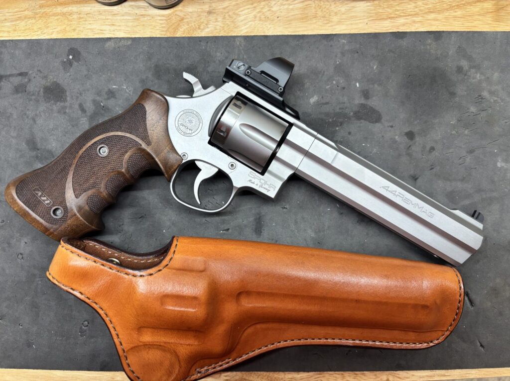 Spohr with Bianchi Thumb Snap Holster.