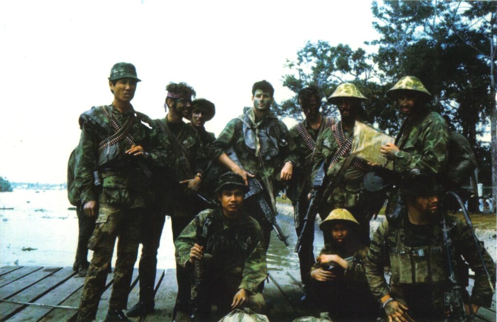Members of a Navy SEAL platoon in Vietnam during the Vietnam War. (U.S. Navy photo. Public Domain)